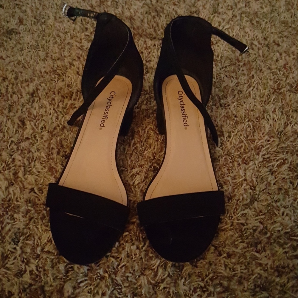 Black heels